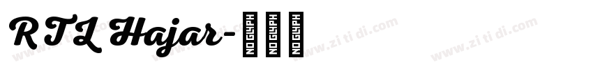 RTL Hajar字体转换